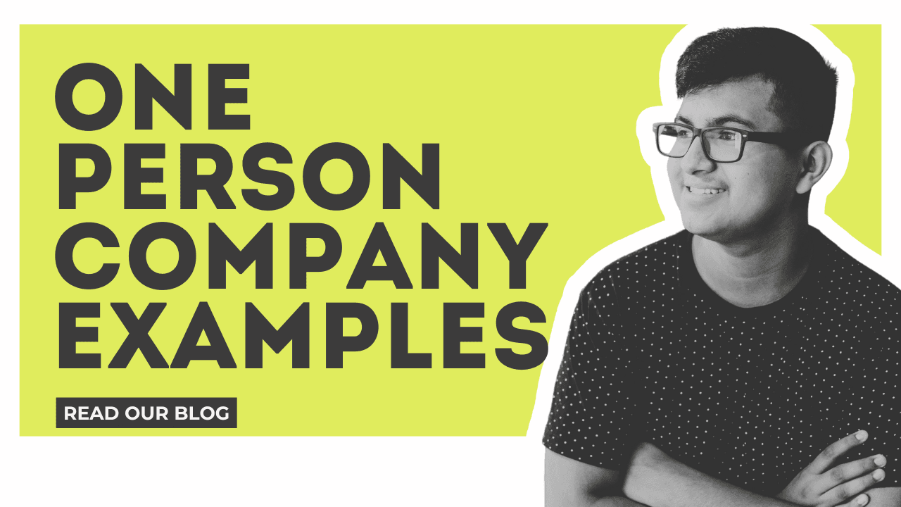 One Person Company Examples